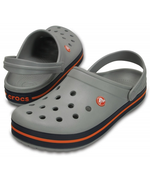 Жіночі сабо Crocband Light Grey/Navy M4-W6 (36) серые-1
