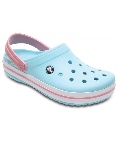 Жіночі сабо Crocband Ice Blue/White M7-W9 (39) голубые-3