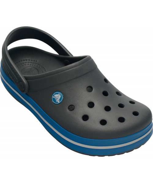 Чоловічі сабо, крокси Crocband Charcoal M10-W12 (43) серые с синим-3