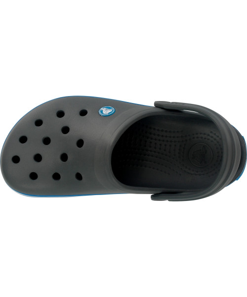 Чоловічі сабо, крокси Crocband Charcoal M11 (44) серые с синим-2