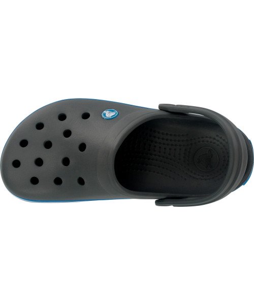 Чоловічі сабо, крокси Crocband Charcoal M11 (44) серые с синим-2