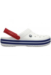 Чоловічі сабо, крокси Crocband White/Blue M10-W12 (43) белые с синим