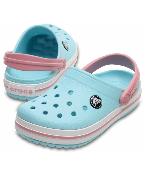 Сабо для дівчаток Crocband Kids Ice Blue/White C9 (26) голубые-2