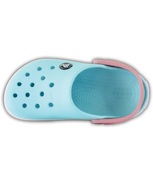 Сабо для дівчаток Crocband Kids Ice Blue/White C9 (26) голубые-1