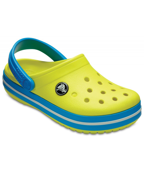 Сабо для хлопчиків Crocband Kids Tennis Ball Green/Ocean C10 (27) желтые с синим-3
