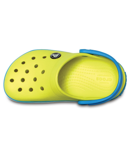 Сабо для хлопчиків Crocband Kids Tennis Ball Green/Ocean C12 (29) желтые с синим-2