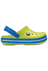 Сабо для хлопчиків Crocband Kids Tennis Ball Green/Ocean J2 (33-34) желтые с синим