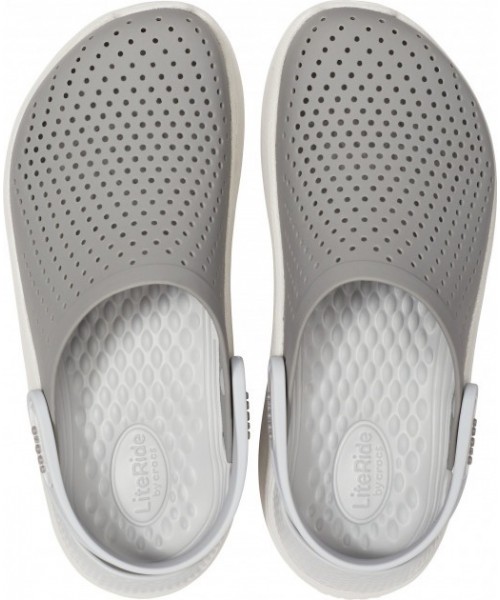 Сабо Crocs LiteRide Clog M8/W10 204592-06J Серые 40-41-3
