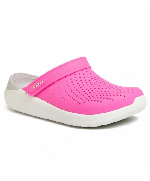 Сабо Crocs Literide Clog M5/W7 204592-6QV Electric Pink/Almost White 37-0