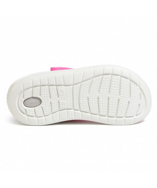 Сабо Crocs Literide Clog M5/W7 204592-6QV Electric Pink/Almost White 37-2