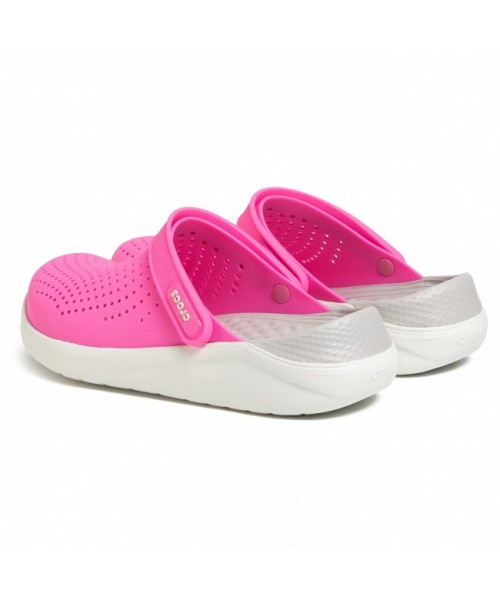 Сабо Crocs Literide Clog M5/W7 204592-6QV Electric Pink/Almost White 37-3