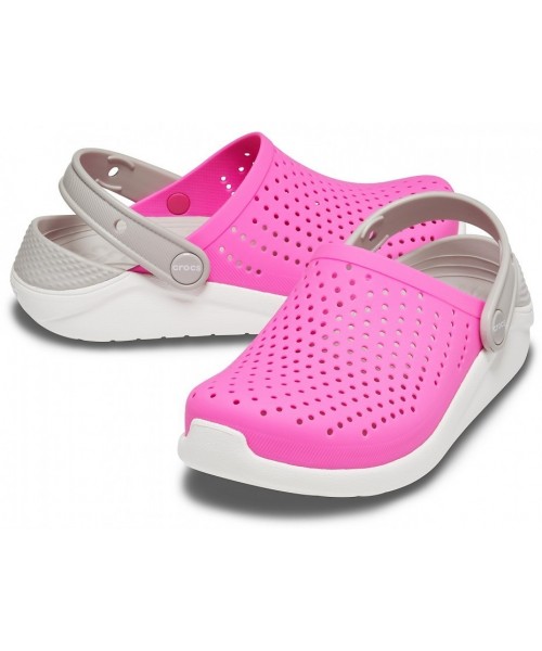 Сабо Crocs Kids LiteRide Clog C11 205964-6QR Розовый 28-1